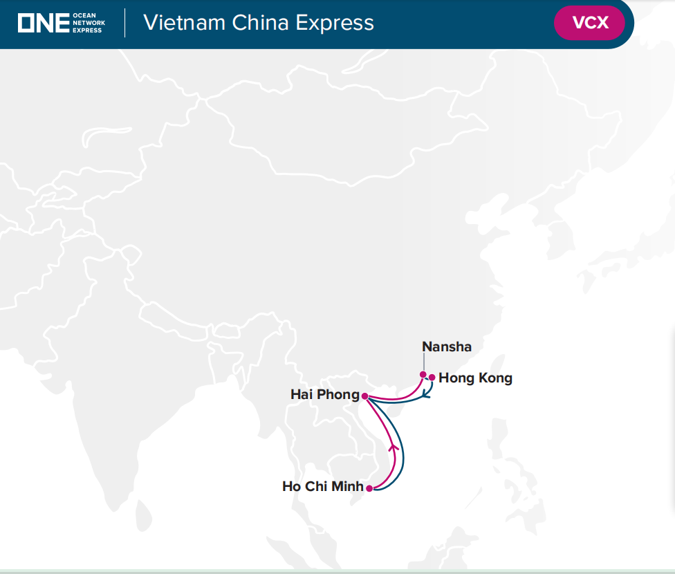 VCX ONE Launches New China-South Vietnam Service (VCX)