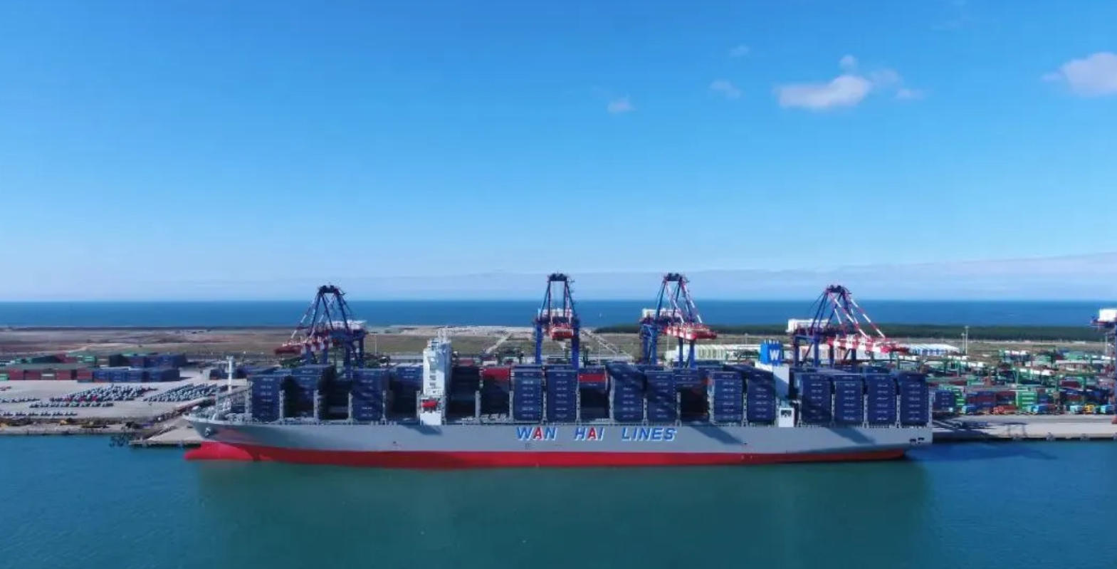 Evergreen, Yang Ming y Wan Hai: lanzan conjuntamente una nueva ruta