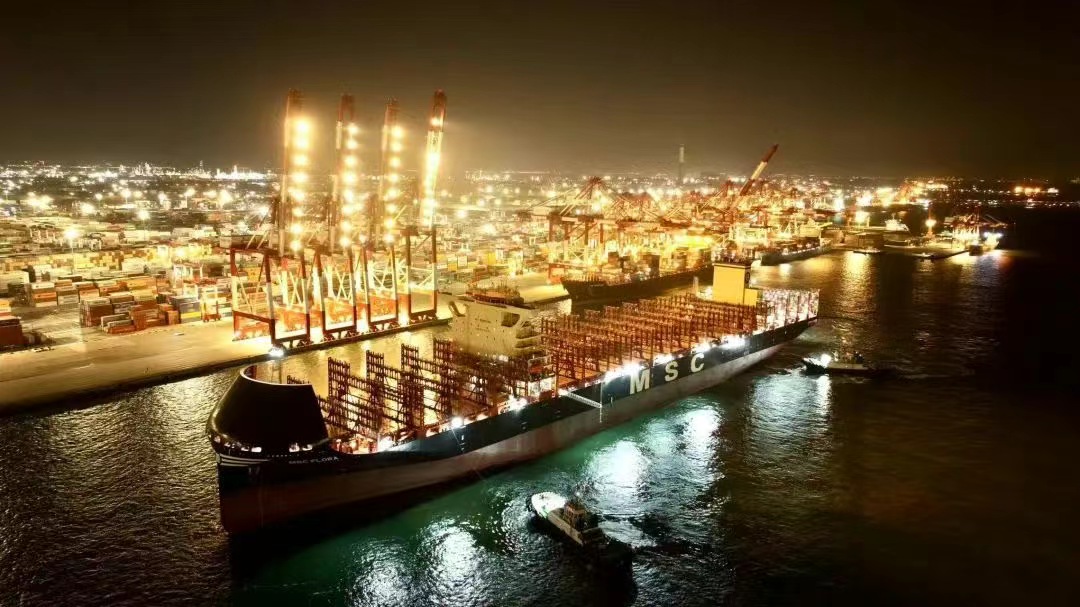 MSC lanza nuevo servicio CLAN para Oriente Medio con escala inaugural en el Puerto de Qingdao