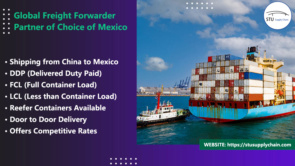 Shipping from China to Mexico