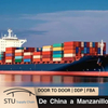 Envíos de China al puerto de Manzanillo