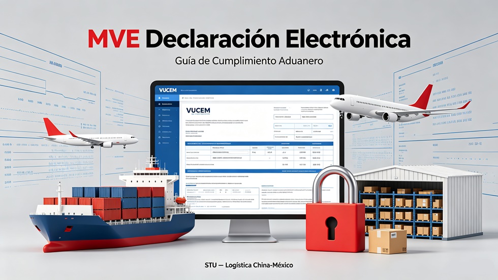 La plataforma VUCEM, la factura comercial, el pedimento aduanero y la cadena documentaria son clave para cumplir con la normativa MVE. STU ofrece soluciones log&iacute;sticas integrales entre China y M&eacute;xico.