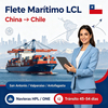 Servicio de flete marítimo LCL de China a Chile, puertos San Antonio, Valparaíso y Antofagasta, navieras HPL y ONE, tránsito 45-54 días